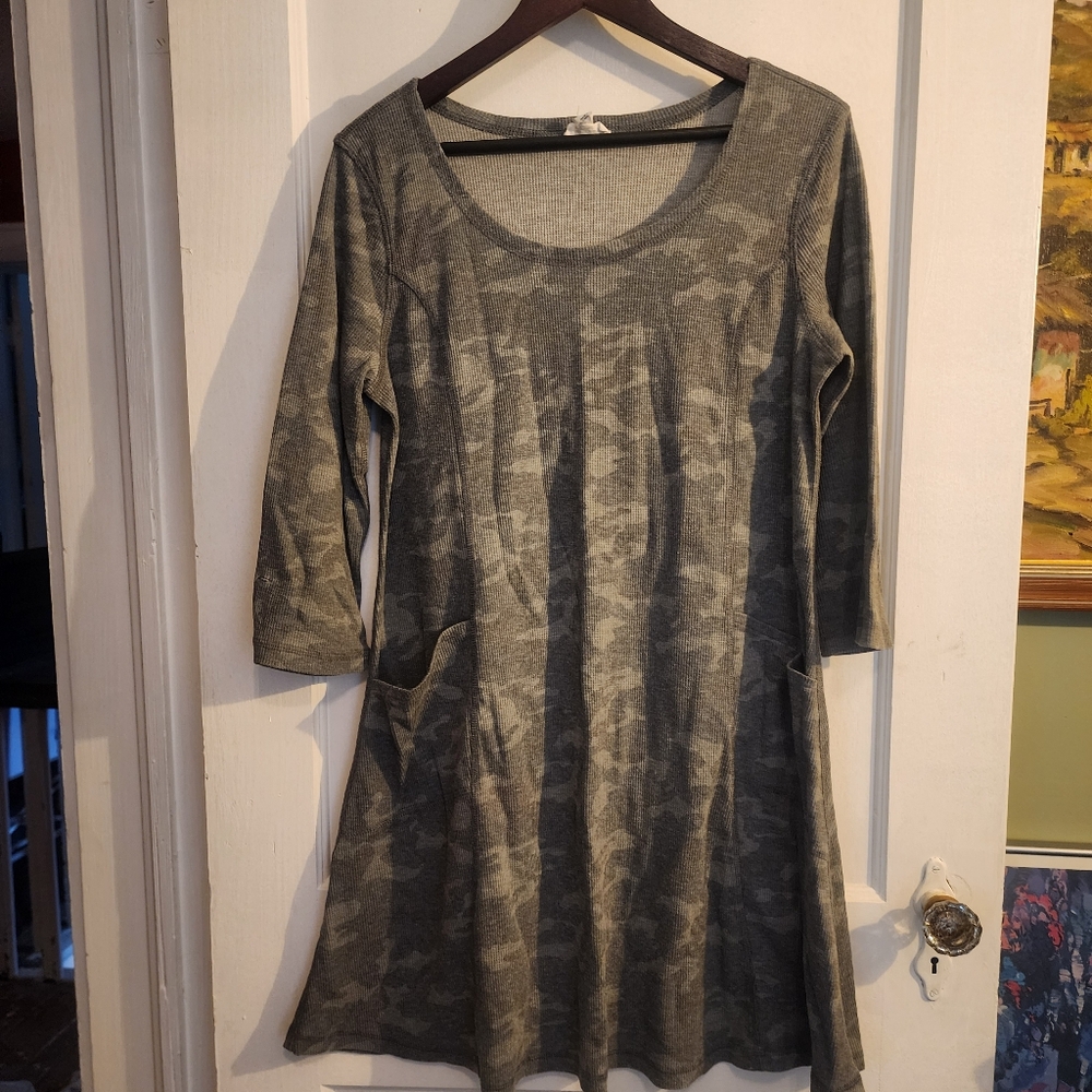 Tribal brand Neutral Camouflage Dress